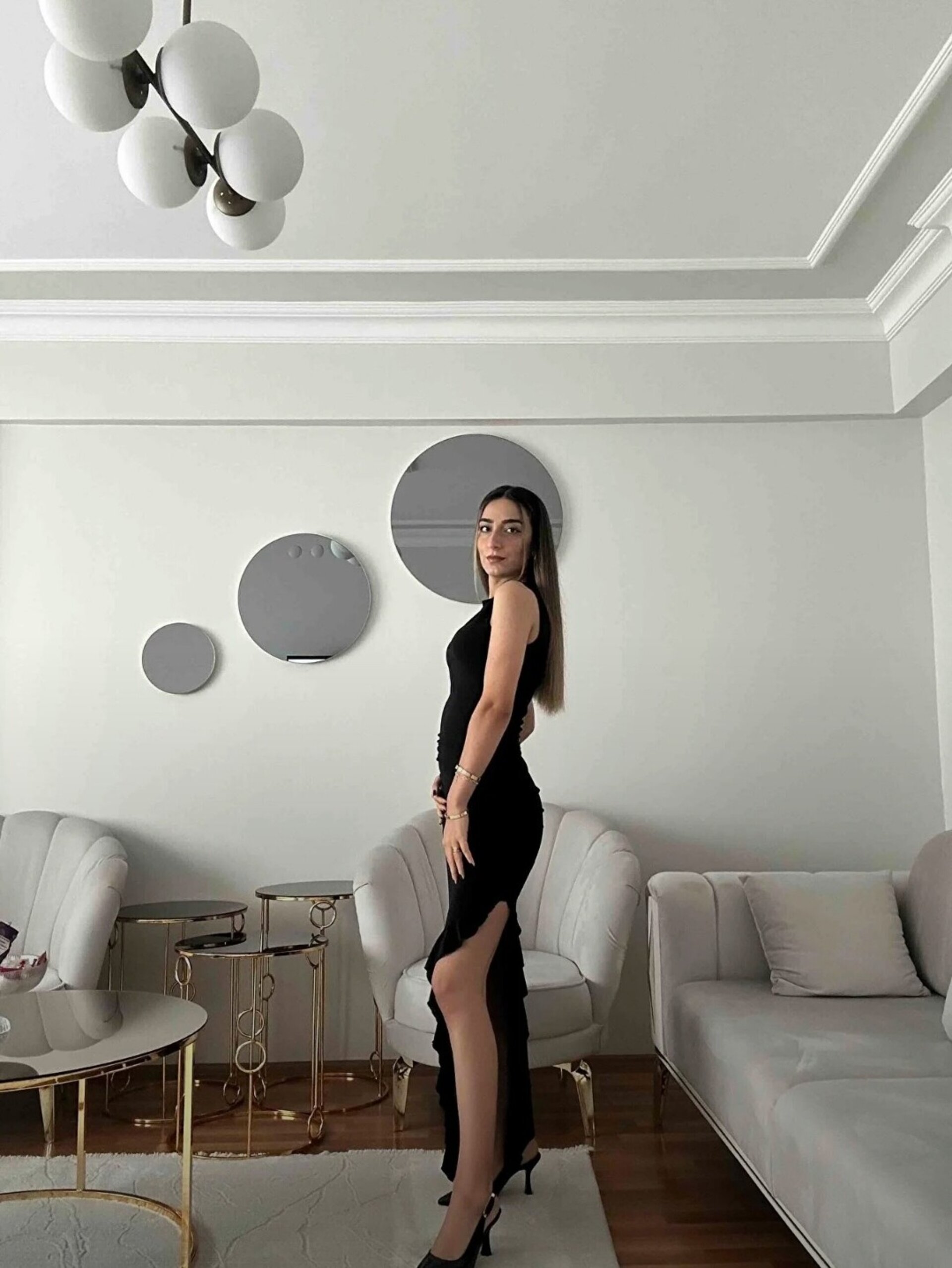 Vestido de fiesta con volantes - 2