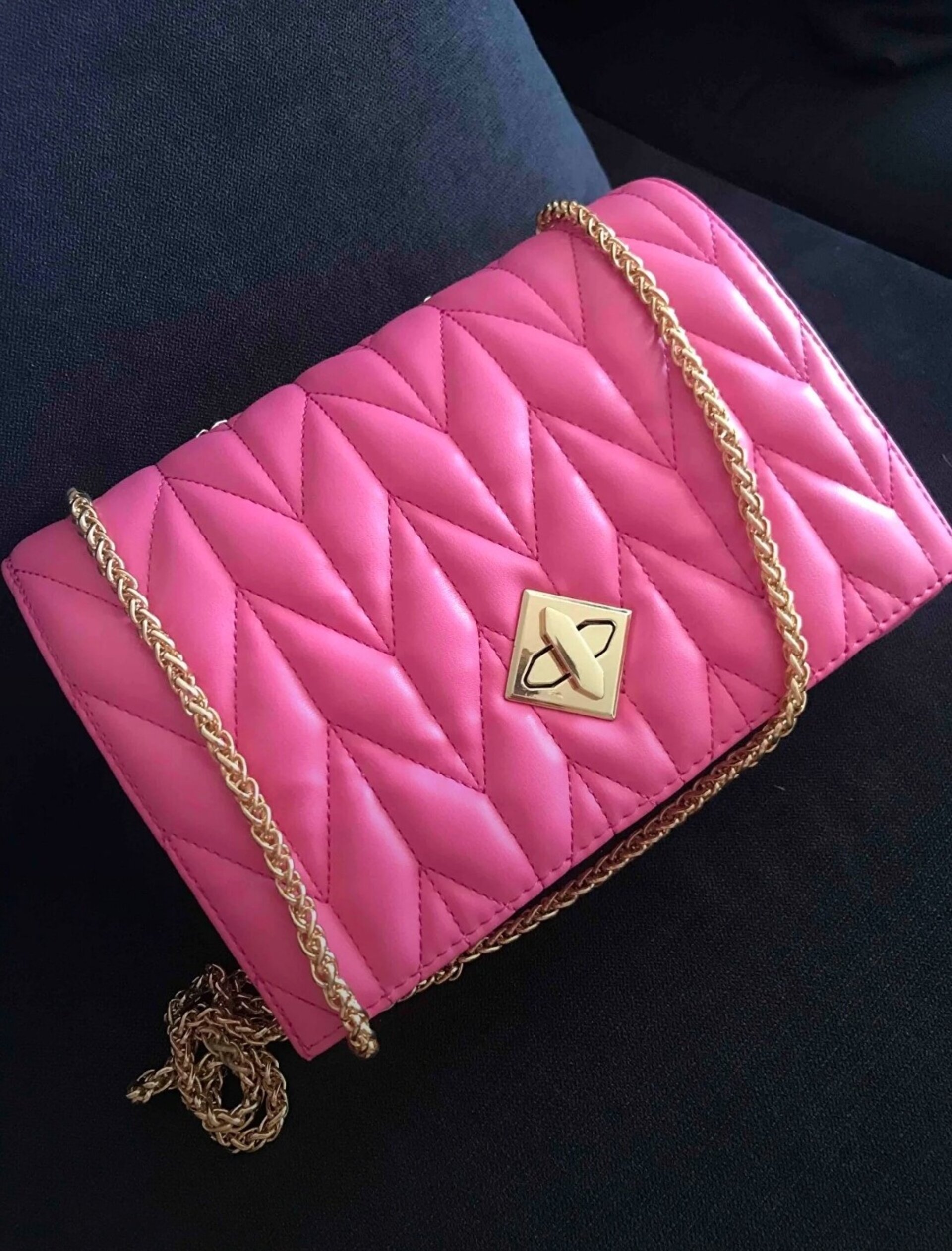 Bolso cadena fucsia - 3