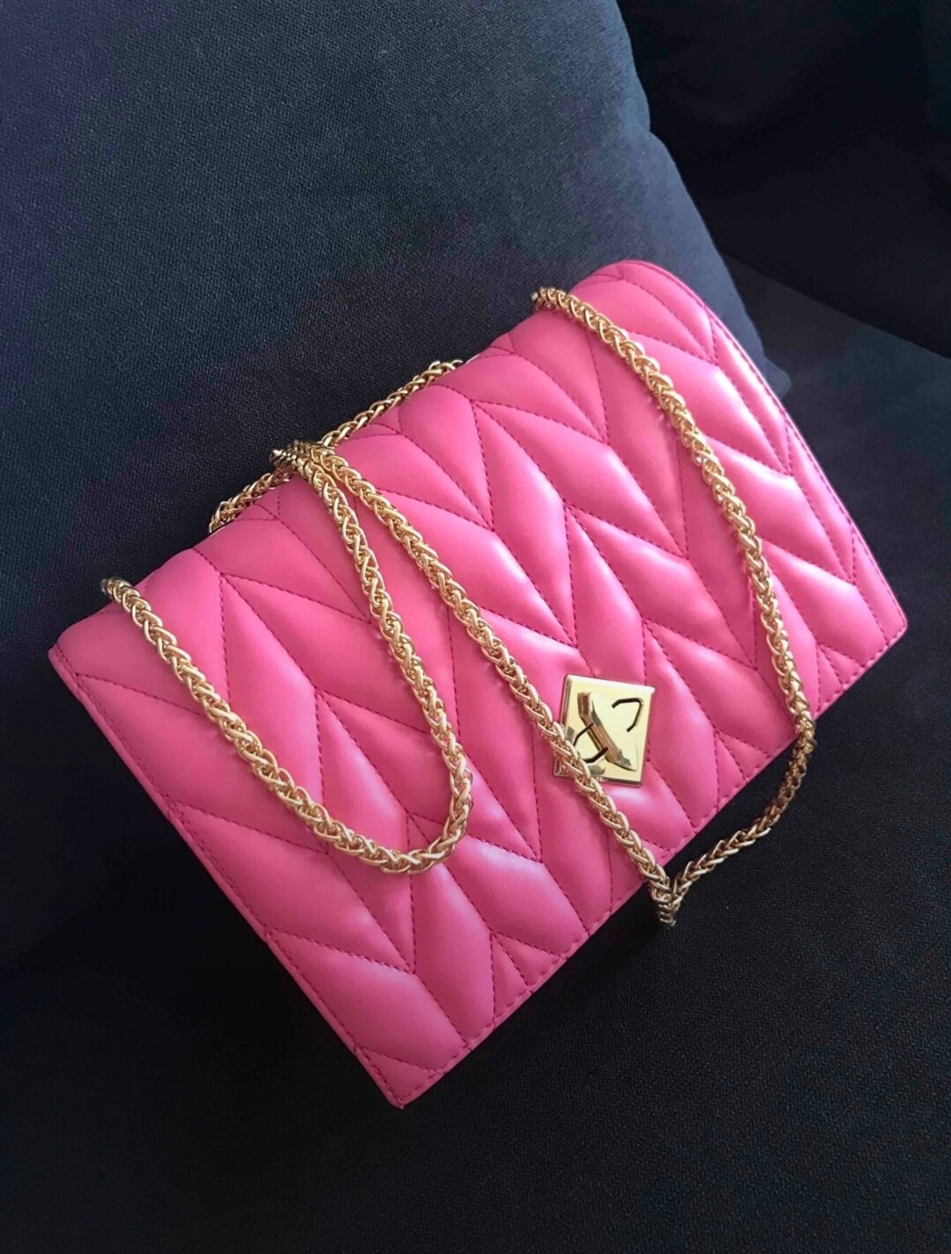 Bolso cadena fucsia - 2
