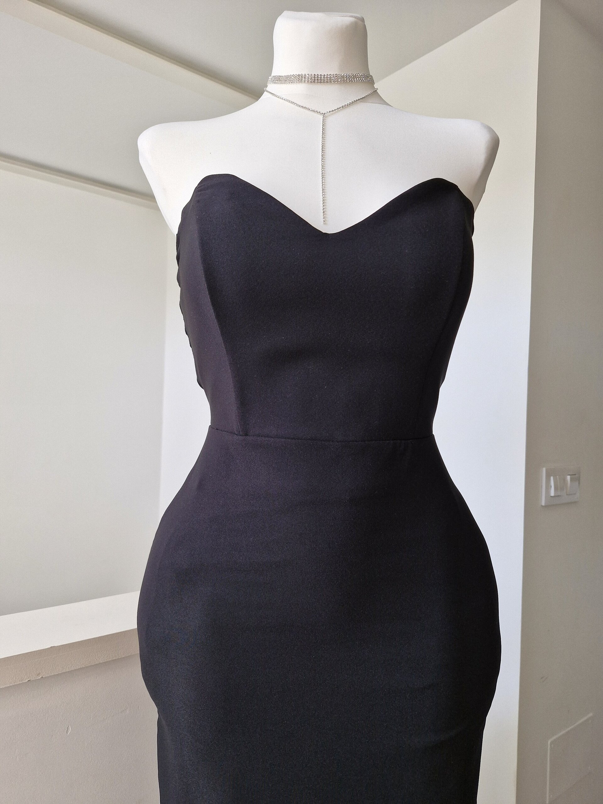Vestido largo palabra de honor - 4
